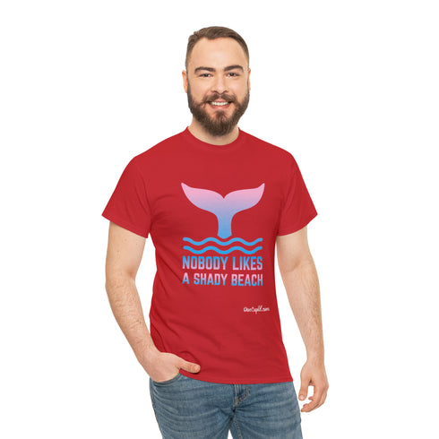 "Nobody likes a shady beach" Relaxed Fit T-shirt